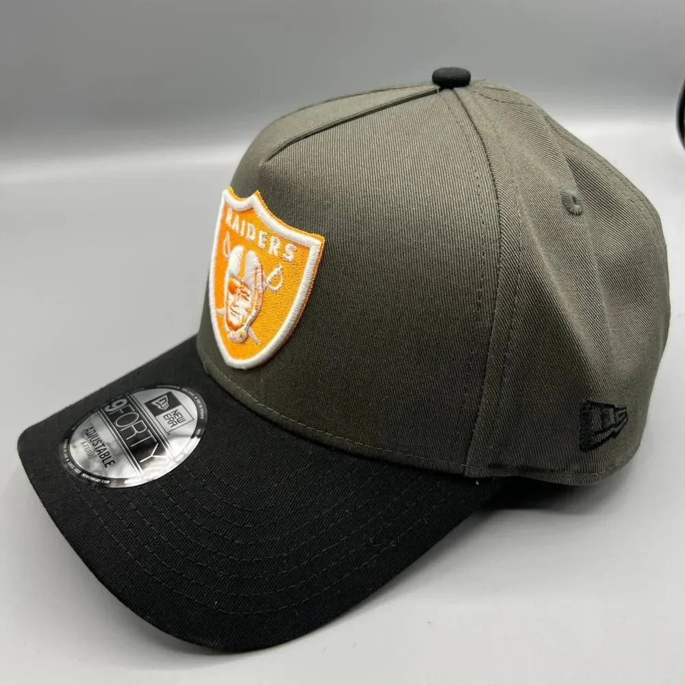 Las Vegas Raiders Hat Men Black Cement Elephant 9Forty New Era Snap Back Cap New